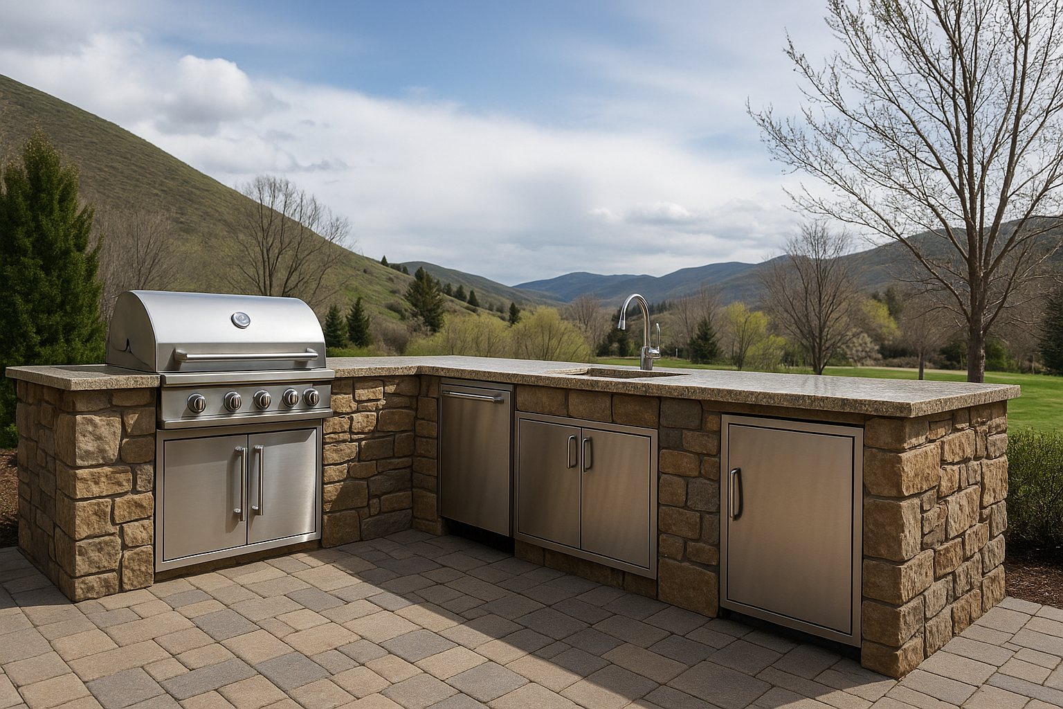Outdoor Kitchen Haily Idaho